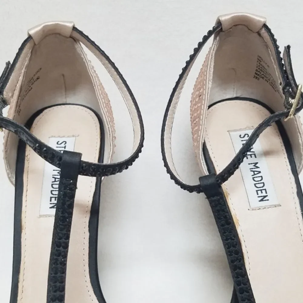 STEVE Madden Holly T-Strap Platform Stiletto Heels